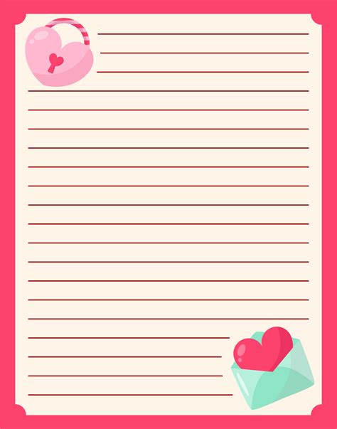 Love Letter Stationery Printable